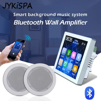 Mini Perete Amplificator de 4inch Smart Home Audio Bluetooth-radio FM compatibil cu Coaxial de Boxe de Tavan pentru HomeTheater Sistem de Sunet