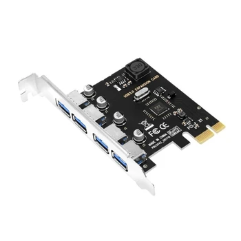4 Port USB PCIExpress Card USB de Expansiune PCIE Card Adaptor PCIE USB