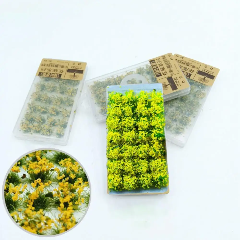 Mini Verde, Teren de Producție Distractiv de Flori Sălbatice Material DIY Flori Cluster Peisaj in Miniatura Simulare Iarba