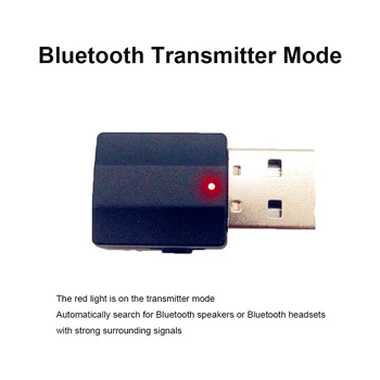 1Set Wireless bluetooth USB-compatibil 5.0 Transmițător Receptor Stereo AUX 3.5 mm Jack Muzica Adaptor Pentru TV Kit Auto pentru Căști