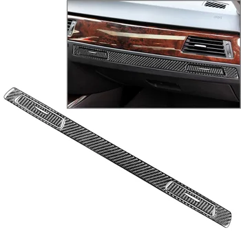 LHD Fibra de Carbon Co-Pilot Pasager Bord suport pahare Capacul Ornamental Accesorii Auto Pentru BMW Seria 3 E90 E92 E93 2005-2012