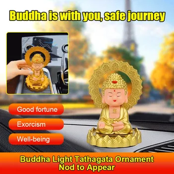 Solar Din Cap Buddha Lumina Tathagata Ornament