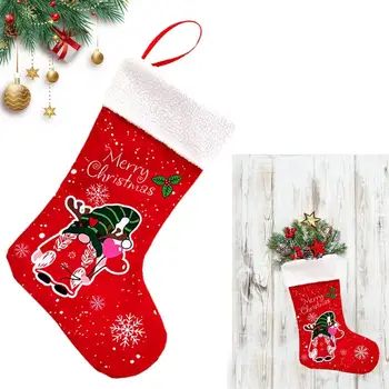 Șosete Crăciun Sac De Cadouri De Crăciun Ciorapi Mos Craciun Cadou De Cămin Atârna Ciorapi Santa Suedeză Gnome Ciorapi De Crăciun Pentru