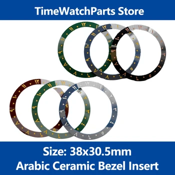 Arabă Bezel Ceramica Introduce 38mm Introduce Pentru SKX007 SKX009 SRPD Ceas de Cazuri Mișcarea Capitolul Inele Ceasul Seiko Mod Înlocui Părți