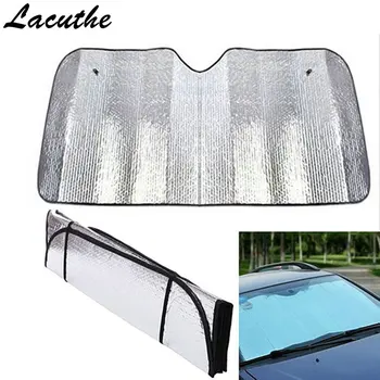 140*70CM Universal Reflectorizant Auto folie de Aluminiu Parbriz Parasolar Fața Ferestrei parasolar Parbriz Parasolar Capac UV Proteja