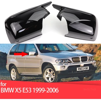 Oglindă de înaltă Calitate Acoperă M Style Auto Oglinda Retrovizoare Capac Ornamental 2024 Nou M Uite Capace de Oglinzi pentru BMW X5 E53 1999-2006