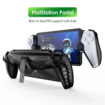 Compatibil cu PlayStation Portal Caz TPU Stand consola de jocuri accesoriu caz de protecție