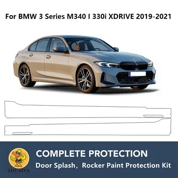 Structuri Rocker Panouri de Protecție Vopsea Clar Sutien Garda Kit TPU PPF Pentru BMW Seria 3 M340 am 330i XDRIVE 2019-2021